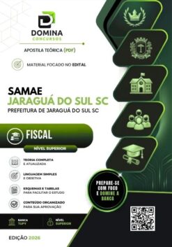 Fiscal SAMAE Jaraguá do Sul SC | Apostila 2026