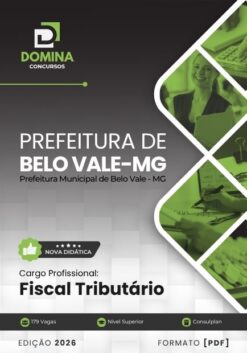 Fiscal Tributário Belo Vale MG | Apostila 2026