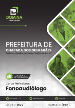 Fonoaudiólogo Chapada dos Guimarães MT | Apostila 2026