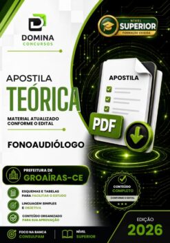 Fonoaudiólogo Groaíras CE | Apostila 2026