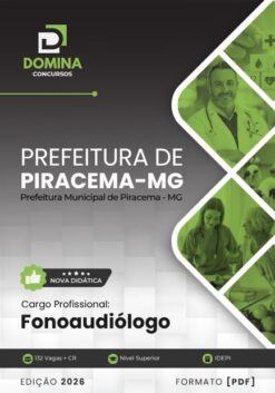 Fonoaudiólogo Piracema MG | Apostila 2026