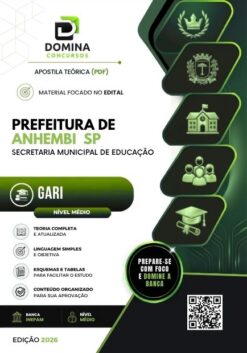 Gari Prefeitura de Anhembi SP | Apostila 2026