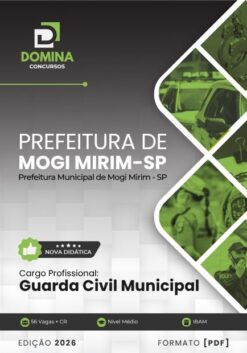 Guarda Civil Municipal Prefeitura Mogi Mirim SP | Apostila 2026