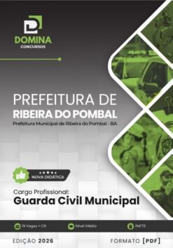 Guarda Civil Municipal Ribeira do Pombal BA | Apostila 2026