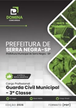 Guarda Civil Municipal Serra Negra SP | Apostila 2026
