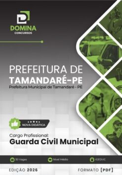 Guarda Civil Municipal Tamandaré PE | Apostila 2026