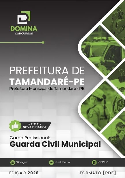 Guarda Civil Municipal Tamandaré PE | Apostila 2026 1 Guarda Civil Municipal Tamandaré PE | Apostila 2026