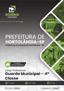 Guarda Municipal Hortolândia SP | Apostila 2026