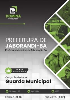 Guarda Municipal Jaborandi BA | Apostila 2026
