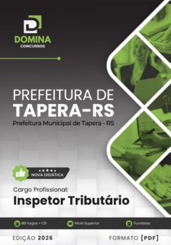 Inspetor Tributário Tapera RS | Apostila 2026