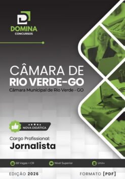Jornalista Câmara Rio Verde GO | Apostila 2026