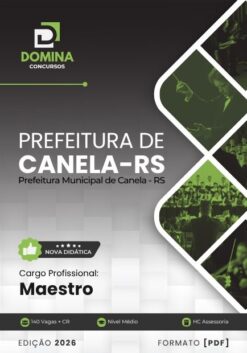 Maestro Canela RS | Apostila 2026