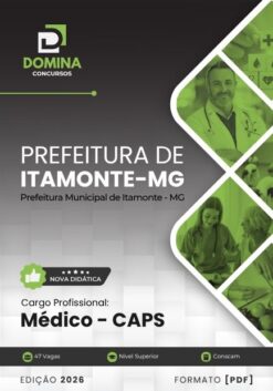 Médico CAPS Itamonte MG | Apostila 2026