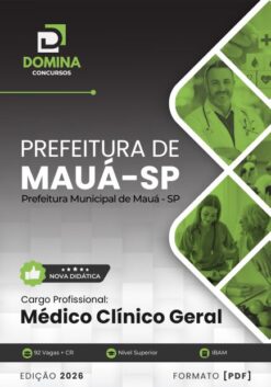Médico Clínico Geral Prefeitura Mauá SP | Apostila 2026