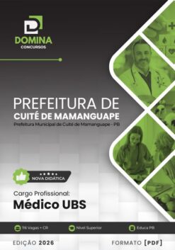 Médico Cuité de Mamanguape PB | Apostila 2026