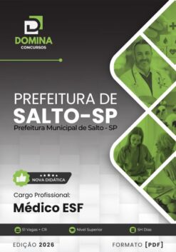 Médico ESF Salto SP | Apostila 2026