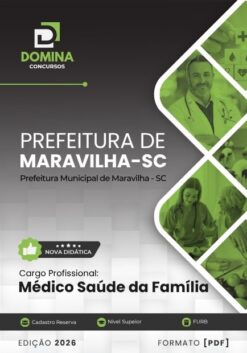 Médico Saúde da Família Maravilha SC | Apostila 2026