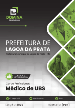 Médico UBS Lagoa da Prata MG | Apostila 2026