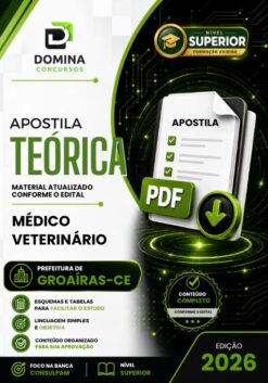 Médico Veterinário Groaíras CE | Apostila 2026