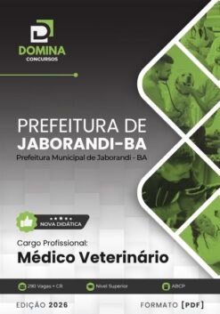 Médico Veterinário Jaborandi BA | Apostila 2026