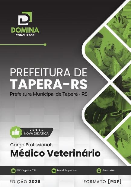 Médico Veterinário Tapera RS | Apostila 2026 1 Médico Veterinário Tapera RS | Apostila 2026
