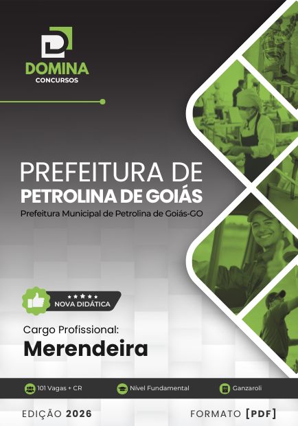 Merendeira Petrolina de Goiás GO | Apostila 2027 1 Merendeira Petrolina de Goiás GO | Apostila 2027