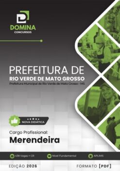 Merendeira Rio Verde de Mato Grosso MS | Apostila 2026