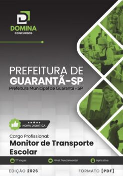 Monitor de Transporte Escolar Guarantã SP | Apostila 2026