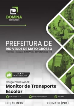 Monitor de Transporte Escolar Rio Verde de Mato Grosso MS | Apostila 2026