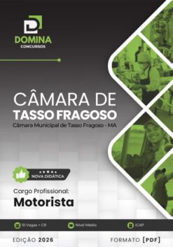 Motorista Câmara Tasso Fragoso MA | Apostila 2026