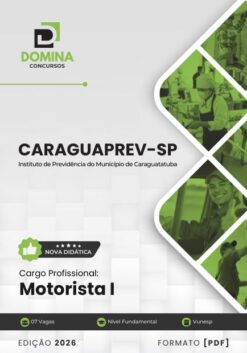 Motorista CaraguaPrev SP | Apostila 2026