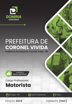 Motorista Coronel Vivida PR | Apostila 2026