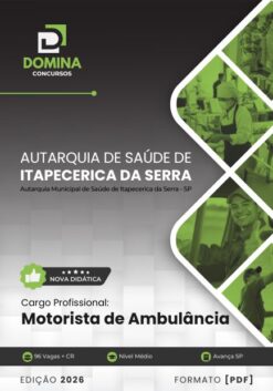 Motorista de Ambulância AMS Itapecerica da Serra SP | Apostila 2026