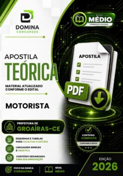 Motorista Groaíras CE | Apostila 2026
