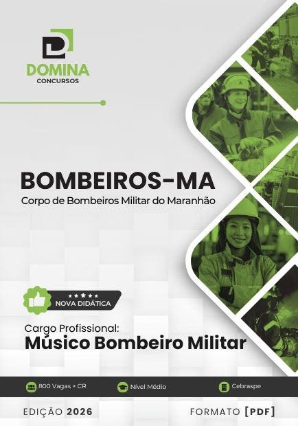 Músico Militar Bombeiros MA | Apostila 2026 1 Músico Militar Bombeiros MA | Apostila 2026