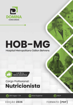 Nutricionista Hospital Odilon Behrens HOB MG | Apostila 2026