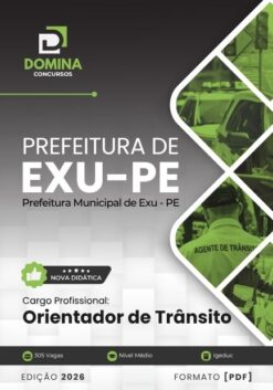 Orientador de Trânsito EXU PE | Apostila 2026