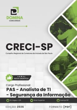 PAS Analista de Segurança da Informação CRECI SP | Apostila 2026