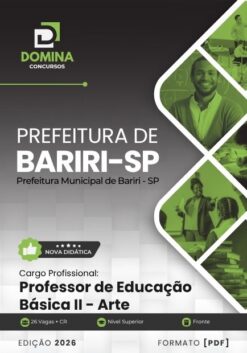 Professor de Artes Bariri SP | Apostila 2026