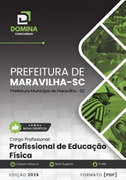 Professor de Educação Física Maravilha SC | Apostila 2026