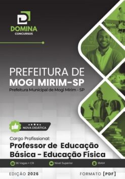 Professor de Educação Física Mogi Mirim SP | Apostila 2026