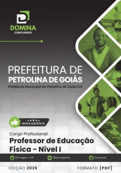 Professor de Educação Física Petrolina de Goiás GO | Apostila 2027