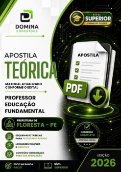 Professor de Educação Fundamental Floresta PE | Apostila 2026