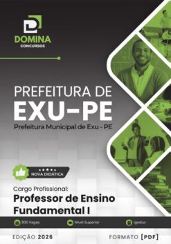 Professor de Ensino Fundamental EXU PE | Apostila 2026