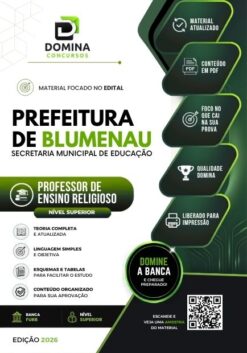 Professor de Espanhol Blumenau SC | Apostila 2026