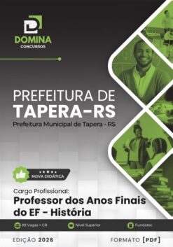 Professor de História Tapera RS | Apostila 2026