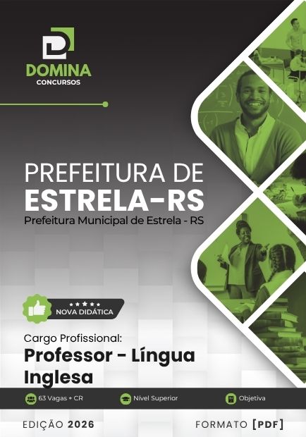 Professor de Inglês Estrela RS | Apostila 2026 1 Professor de Inglês Estrela RS | Apostila 2026