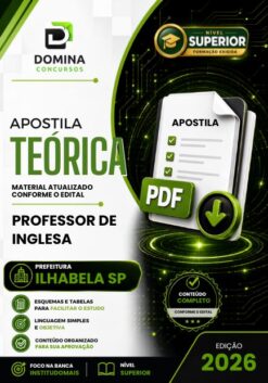 Professor de Inglês Ilhabela SP | Apostila 2026
