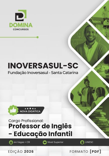 Professor de Inglês InoversaSul SC | Apostila 2026 1 Professor de Inglês InoversaSul SC | Apostila 2026