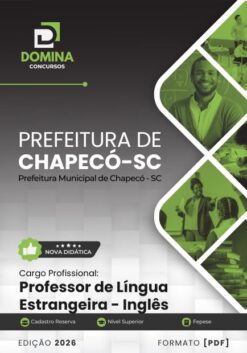 Professor de Inglês Prefeitura Chapecó SC | Apostila 2026